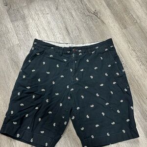 Tommy Hilfiger Black Paisley Men's Shorts